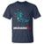 Patriotic Dinosaur T Shirt Funny Amerisaurus Rex Statue Of Liberty Dino - Wonder Print Shop