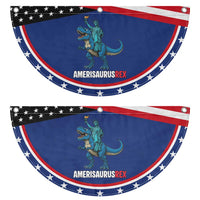 Dinosaur Lover Patriotic Fan Flag Funny Amerisaurus Rex Statue Of Liberty Dino