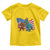 Funny Patriotic Toddler T Shirt Bigfoot Walking Dinosaur With USA Flag - Wonder Print Shop