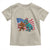 Funny Patriotic Toddler T Shirt Bigfoot Walking Dinosaur With USA Flag - Wonder Print Shop
