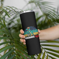 Funny Dinosaur Skinny Tumbler Fishsaurus Rex Fishing Lover