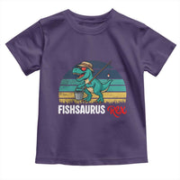 Funny Dinosaur Toddler T Shirt Fishsaurus Rex Fishing Lover - Wonder Print Shop