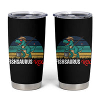 Funny Dinosaur Tumbler Cup Fishsaurus Rex Fishing Lover