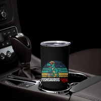 Funny Dinosaur Tumbler Cup Fishsaurus Rex Fishing Lover