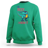 Funny Dinosaur Sweatshirt I Am Rexy And I Know It - Wonder Print Shop