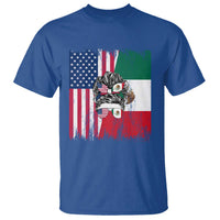 Mexican American Pride T Shirt Bicultural Heritage Girl Vintage Flag