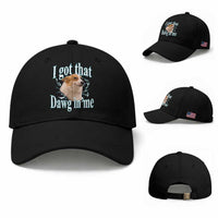 I Got That Dawg In Me Baseball Cap Funny Corgi Dog Meme