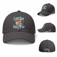 I Got That Dawg In Me Baseball Cap Funny Corgi Dog Meme