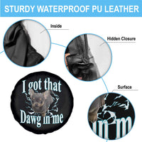 I Got That Dawg In Me Dog Meme Spare Tire Cover Ironic Chihuahua Face - Wonder Print Shop