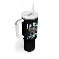 I Got That Dawg In Me Dog Meme Tumbler With Handle Ironic Chihuahua Face