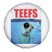 Chihuahua Dog Meme Spare Tire Cover Funny Horror Movie Poster Dog Teefs - Wonder Print Shop