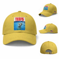 Chihuahua Dog Meme Baseball Cap Funny Horror Movie Poster Dog Teefs