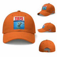 Chihuahua Dog Meme Baseball Cap Funny Horror Movie Poster Dog Teefs