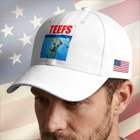 Chihuahua Dog Meme Baseball Cap Funny Horror Movie Poster Dog Teefs