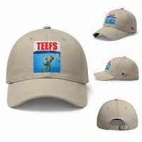 Chihuahua Dog Meme Baseball Cap Funny Horror Movie Poster Dog Teefs