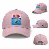 Chihuahua Dog Meme Baseball Cap Funny Horror Movie Poster Dog Teefs