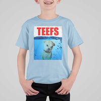 Chihuahua Dog Meme T Shirt For Kid Funny Horror Movie Poster Dog Teefs - Wonder Print Shop