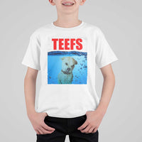 Chihuahua Dog Meme T Shirt For Kid Funny Horror Movie Poster Dog Teefs - Wonder Print Shop