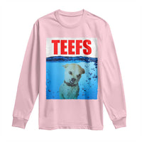 Chihuahua Dog Meme Long Sleeve Shirt Funny Horror Movie Poster Dog Teefs - Wonder Print Shop