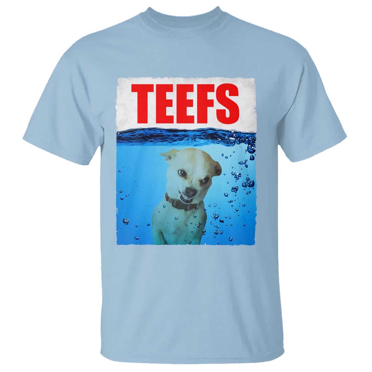 Chihuahua Dog Meme T Shirt Funny Horror Movie Poster Dog Teefs - Wonder Print Shop