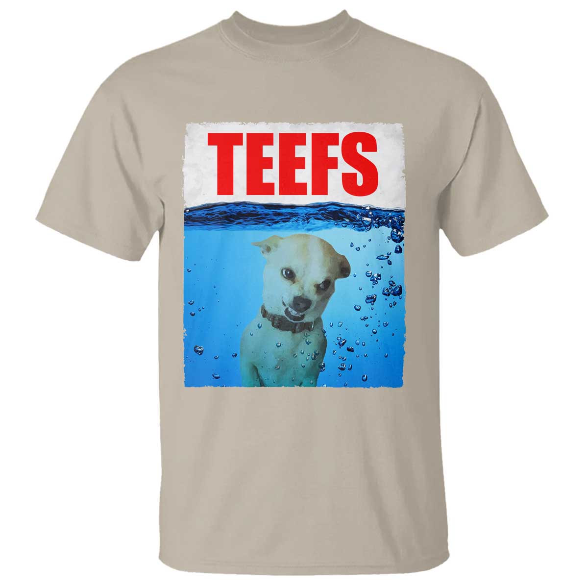 Chihuahua Dog Meme T Shirt Funny Horror Movie Poster Dog Teefs - Wonder Print Shop