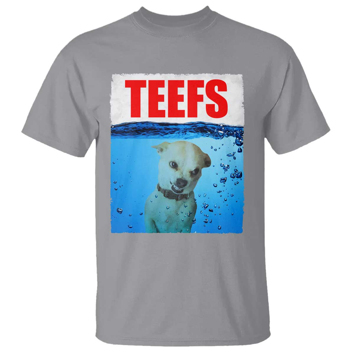 Chihuahua Dog Meme T Shirt Funny Horror Movie Poster Dog Teefs - Wonder Print Shop