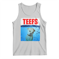 Chihuahua Dog Meme Tank Top Funny Horror Movie Poster Dog Teefs - Wonder Print Shop