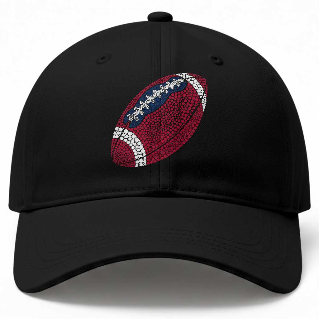 Patriotic Polka Dot Football Baseball Cap Dot Day Gift