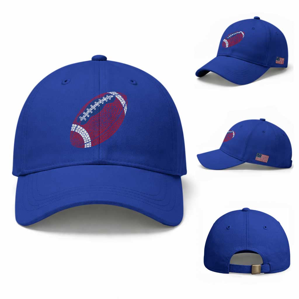 Patriotic Polka Dot Football Baseball Cap Dot Day Gift