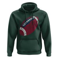Patriotic Polka Dot Football Hoodie Dot Day Gift