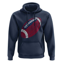 Patriotic Polka Dot Football Hoodie Dot Day Gift