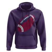 Patriotic Polka Dot Football Hoodie Dot Day Gift