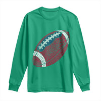 Patriotic Polka Dot Football Long Sleeve Shirt Dot Day Gift