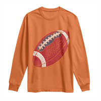 Patriotic Polka Dot Football Long Sleeve Shirt Dot Day Gift