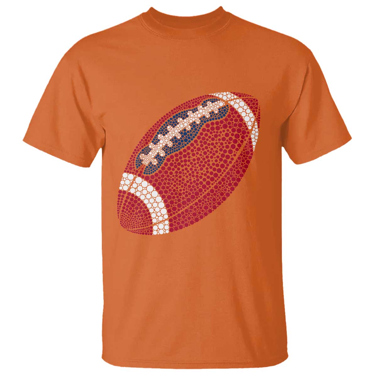 Patriotic Polka Dot Football T Shirt Dot Day Gift