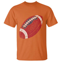 Patriotic Polka Dot Football T Shirt Dot Day Gift