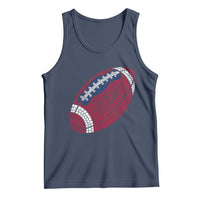Patriotic Polka Dot Football Tank Top Dot Day Gift