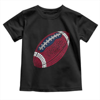 Patriotic Polka Dot Football Toddler T Shirt Dot Day Gift