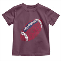 Patriotic Polka Dot Football Toddler T Shirt Dot Day Gift