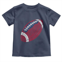 Patriotic Polka Dot Football Toddler T Shirt Dot Day Gift