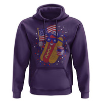 International Dot Day Hotdog Hoodie Red White Blue Polka Dots