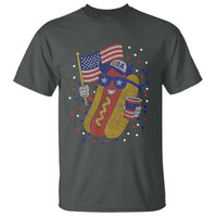 International Dot Day Hotdog T Shirt Red White Blue Polka Dots