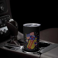 International Dot Day Hotdog Tumbler Cup Red White Blue Polka Dots