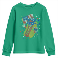 International Dot Day Hotdog Youth Sweatshirt Red White Blue Polka Dots