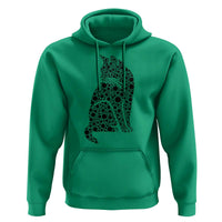 Polka Dot Black Cat Hoodie International Dot Day Gift