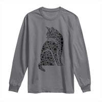 Polka Dot Black Cat Long Sleeve Shirt International Dot Day Gift