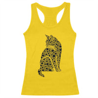 Polka Dot Black Cat Racerback Tank Top International Dot Day Gift