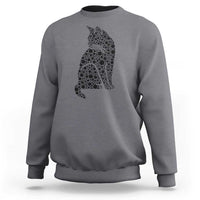 Polka Dot Black Cat Sweatshirt International Dot Day Gift