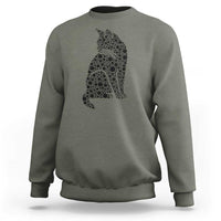 Polka Dot Black Cat Sweatshirt International Dot Day Gift