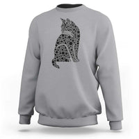 Polka Dot Black Cat Sweatshirt International Dot Day Gift